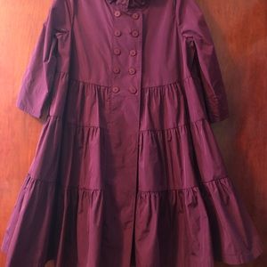 NWT Rodika Zanian raincoat.  Made in France.  Size large.  Belt included $100.00